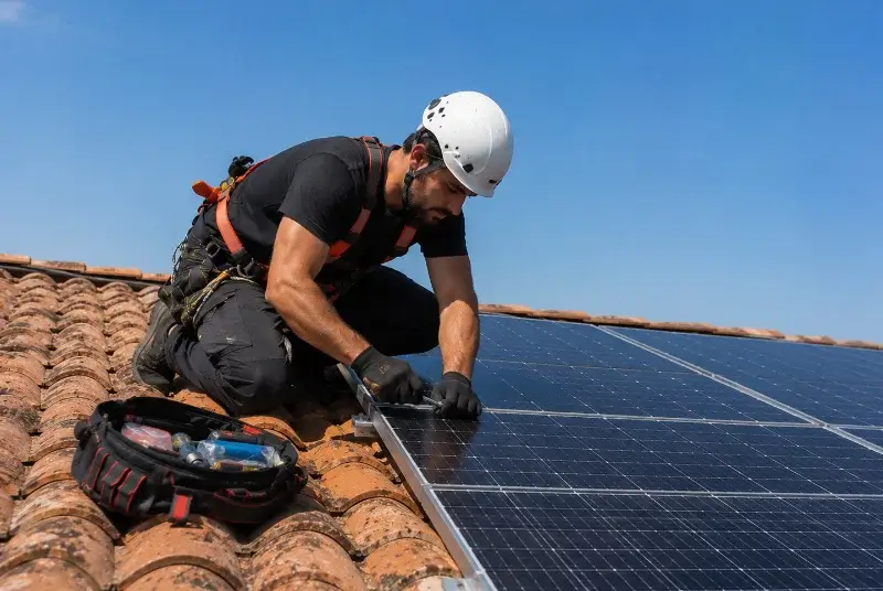 Maintenance et monitoring de panneaux solaires à Étauliers