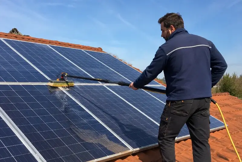 Nettoyage et entretien de panneaux solaires à Étauliers